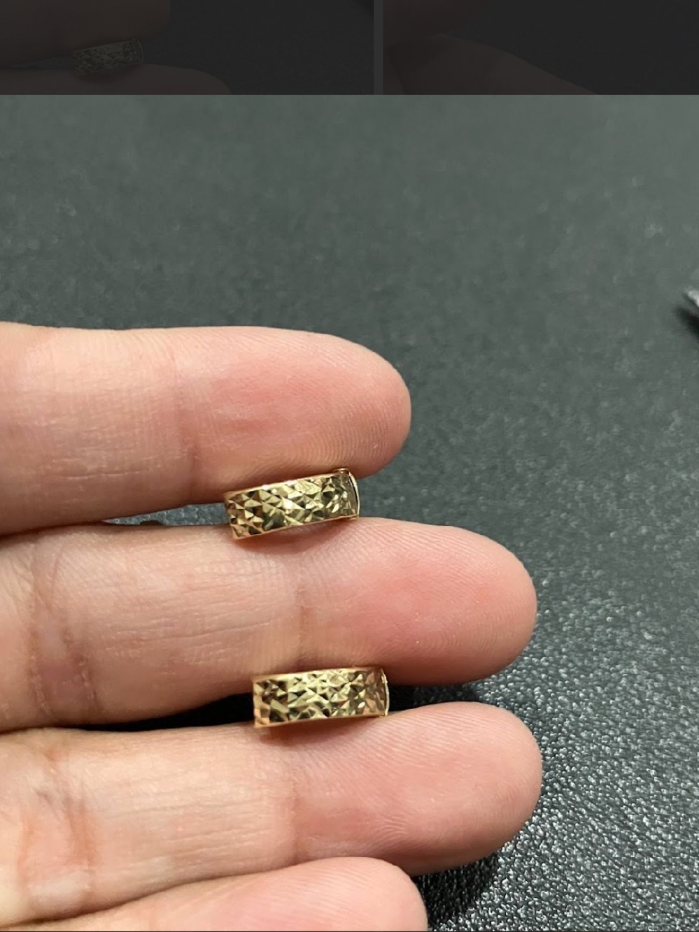 18 KARAT JAPAN GOLD EARRINGS